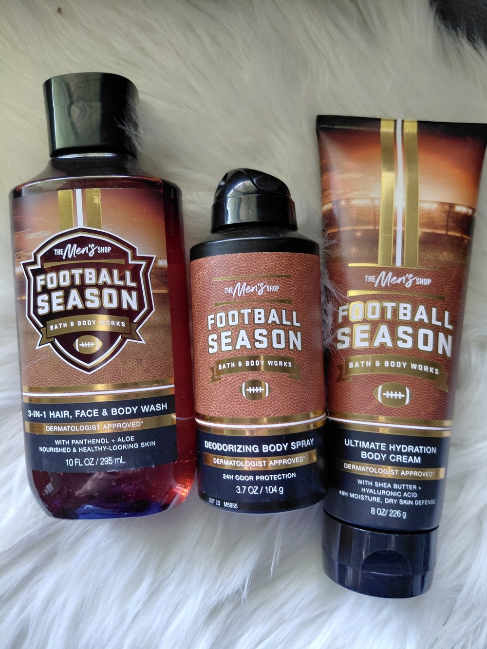 Bath & Body Works Football Season Men's Grooming Set — Brown & Black